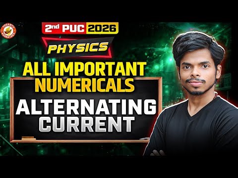 All IMPORTANT Numericals 🔥 from Alternating Current | 2nd PUC Physics | Shreevatsa Sir