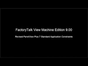 PanelView Plus & FactoryTalk View ME v9.00 PanelView Plus 7 Standard Display Count Update