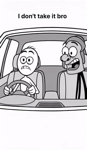 AT TRAIL DRIVING LICENSE 🚘😃 #driving #2danimation #license