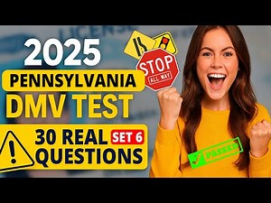 2025 Pennsylvania DMV Test – SET 6 | 30 Practice Questions for Written Exam