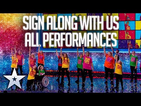 Every Sign Along With Us Performance | All Performances | Britain's Got Talent