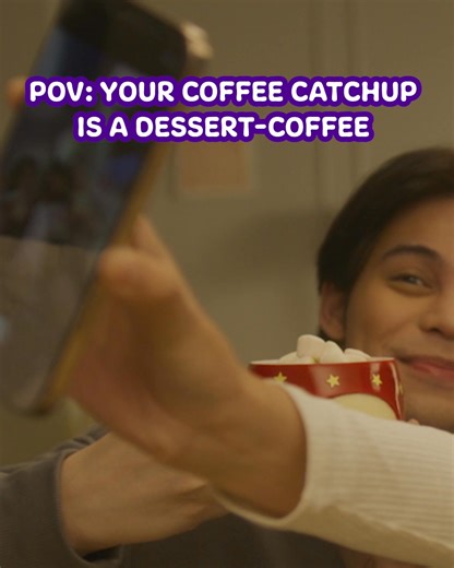 The GC’s complete ✅ A dessert-coffee catchup ✅ A perfect attendance deserves a Kopiko Blanca WinterBlend to top the vibe! #KopikoBlancaWinterBlend | Kopiko Coffee