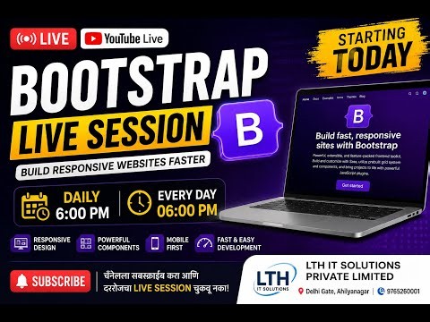 Bootstrap Full Course in Marathi 🔥 | Bootstrap 4 & 5 | Complete Tutorial for Beginners | Day 02