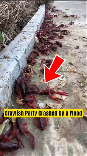 Crayfish Party Crashed by a Flood! #NatureSurprise #CrayfishRush #fyp #Amazing #trending #viral #reels #fypシ゚viralシ2024 | Truthify