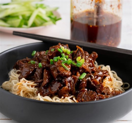 60K views · 1K reactions | Slow-braised Beef Noodles… Sticky, glossy, noodley goodness | Marion's Kitchen | Facebook