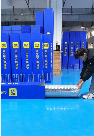 Mattress unpacking#wholesale #factory #mattress #b2b #fyp