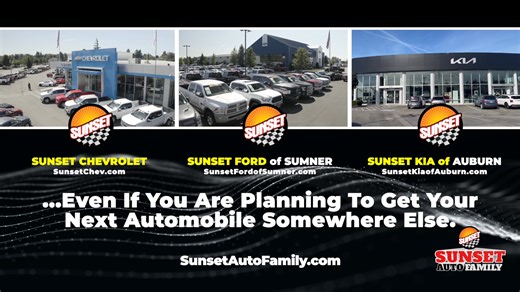 When was the last time your vehicle was professionally appraised? Visit us — or any other Sunset Auto Family dealership in Sumner or Auburn. Sunset will make an offer to buy your vehicle outright, even if you plan on getting your next automobile somewhere else. Sunset will write you a check, and you can spend your money anywhere your heart desires! | Sunset Chevrolet