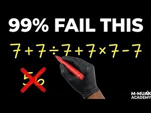 7 + 7 ÷ 7 ... The Answer is NOT 56 🚫