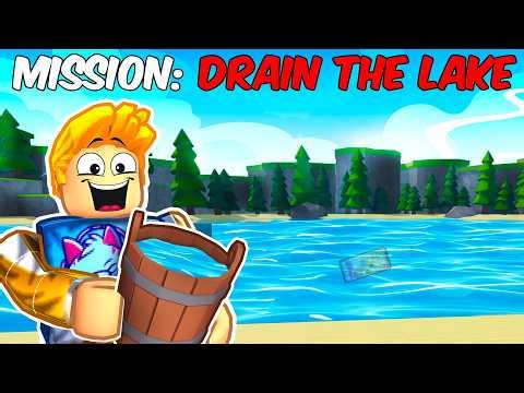 DRAIN THE LAKE TO SAVE MY PHONE in ROBLOX