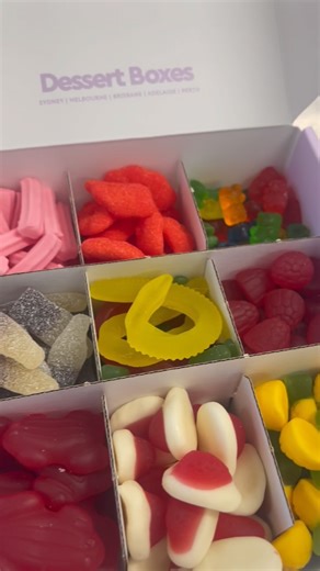 Our Lolly Boxes are bursting with bold flavours, fun colours and serious case of sweet tooth satisfaction! #lollybox #lollygift #mukbang #ediblegift #australianlollies #samedaydelivery #sweetlikecandy #australia #supportlocal #shoplocal #candytrends | Dessert Boxes