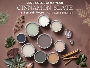 Cinnamon Slate Color of the Year 2025 Benjamin Moore Whole House Best Color Scheme Interior Design Guide Mauve Neutral Modern Earthy Moody - Etsy