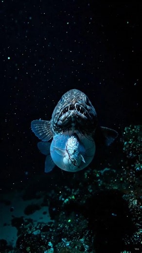 The Fish With a GLASS Stomach! 🫙🐟 #shorts #deepsea #oceanmysteries