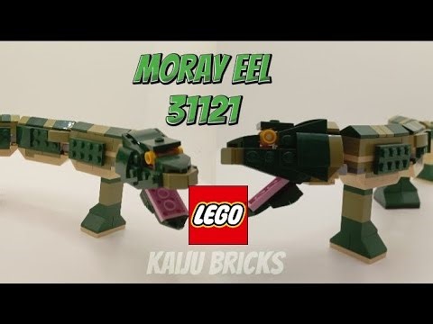 Lego alternative build Moray eel with one 31121 set #lego #sea #wildlife #animals