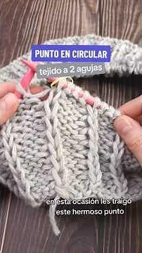 Circular Knitting with Circular Needles. SO EASY! 🧶 #knittedwithneedles