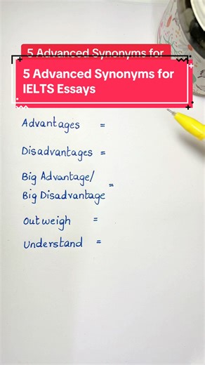 5 Advanced Synonyms for Advantage and Disadvantage