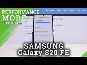 How to Activate High-Performance Mode on SAMSUNG Galaxy S20 FE 5G – Maximize Display