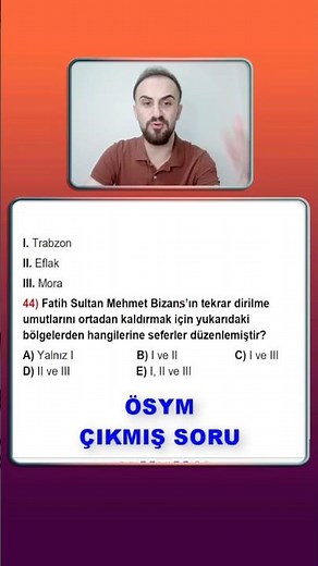 A history question likely to appear on the KPSS exam! 🎯 Sultan Mehmed the Conqueror's plan to des...