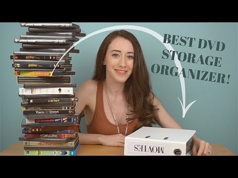 BEST DVD STORAGE ORGANIZER!!