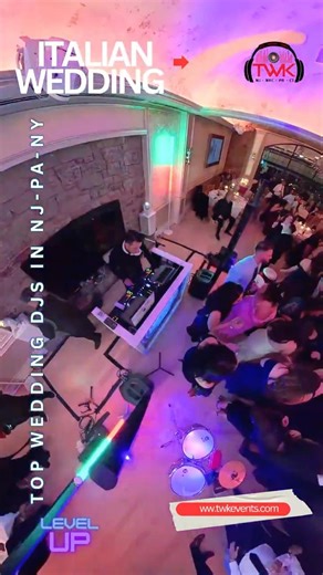 Italian Wedding Vibes 🇮🇹 | Bilingual DJ (English, Spanish, Italian) | TWK Events | NJ & NY Wedding
