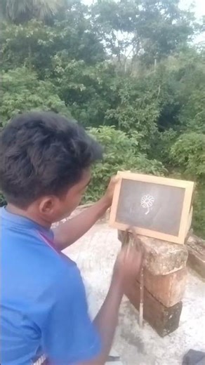 Simple dahlia drawing with pencil