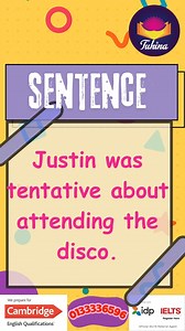 🗣️ Word of the Day: Tentative Tentative means not certain or not fully decided. It can also mean hesitant. 🕊️ 📘 Example: ‘She gave a tentative smile, unsure of what to say.’ 😊 Use it when plans aren’t final — like ‘We have a tentative meeting next week.’ 📅 🧠 Build your confidence with one smart word a day! 🎓 Follow @TuhinaSchoolOfEnglish for daily English tips! #WordOfTheDay #Tentative #LearnEnglish #DailyVocabulary #VocabularyBuilder #EnglishWithTuhina #SpeakSmart #SmartWords #EnglishTip