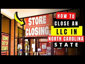 How to Dissolve, Close or Terminate an LLC Business in North Carolina (2026) Articles of Dissolution