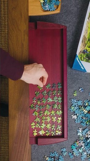 Assembling a 3000-piece puzzle on the Modular Gaming Table, available to purchase on our website! 🧩