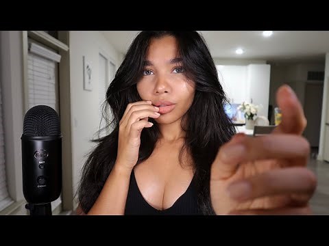ASMR | Fast & Aggressive Spit Painting, Mouth Sounds & Collarbone Tapping 👅