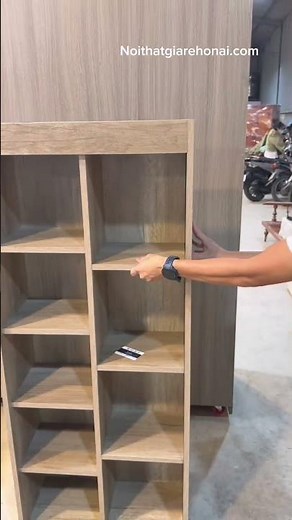 Kệ sách có ngăn ẩn giấu tiền #videos #nganbimat #nganhocan #shorts #videos #xuhuong #money #diy