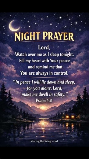 Sleep Peacefully Tonight | Powerful Bedtime Prayer.
