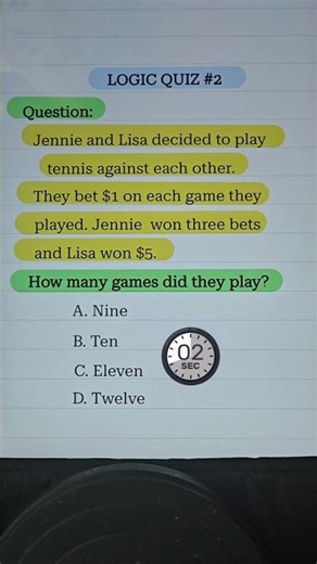 Can you answer this logic? Type your answer! #quiz #logic #maths
