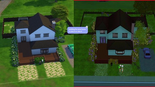 Comparing Sims 3 vs Sims 4 House Builds: A Creative Challenge