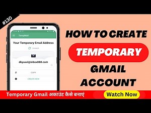how to make temporary gmail | how to create a temporary gmail account | temporary gmail kaise banaye