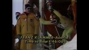 Así fue el descenso de Franz Klammer en 1976