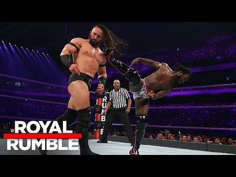 Rich Swann vs. Neville - WWE Cruiserweight Title Match: Royal Rumble 2017