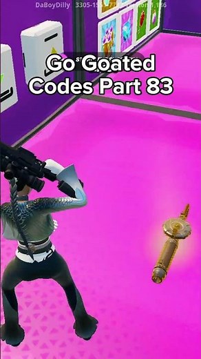 Go Goated Codes Part 83 🐐