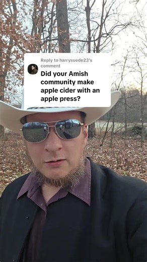 Replying to @harrysuede23 Apple Cider #amish #amishog #amishtok #amishtiktok