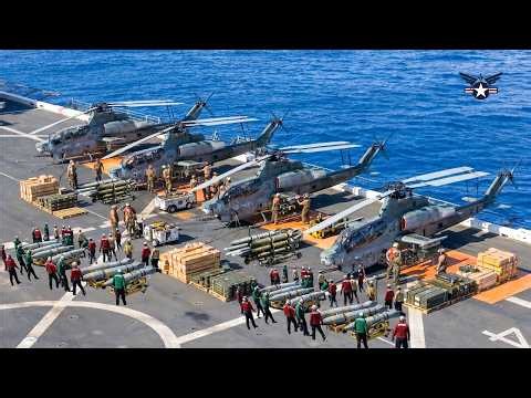 IRGC Panic! U.S. Navy Test New HMLA-169 Weapon System on Full Mission