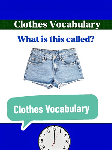 Essential English Vocabulary for Clothes
