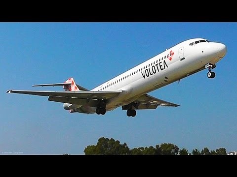 Boeing 717-200 Low Landing & Takeoff - Skiathos, the Second St Maarten - VOLOTEA - Plane Spotting