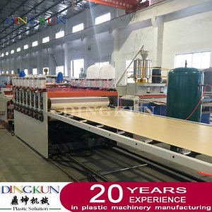 [Hot Item] WPC PVC Crust Foam Board Making Machine / Building Template and Fruniture Board Machines