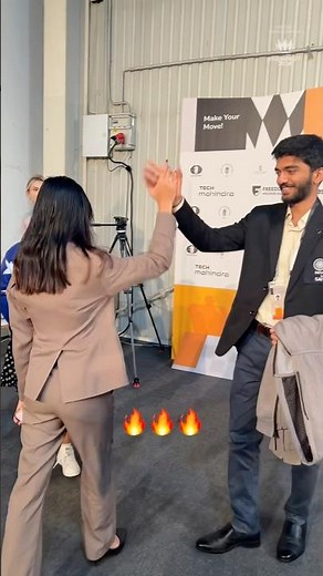 Gukesh’s smile says it all 🙂 #ChessOlympiad #chess #gukesh #india #fide #shorts