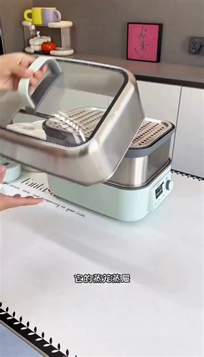 北鼎（Buydeem）电蒸锅 家用不锈钢电炖锅 大容量多功能锅一锅多用蒸锅大号智能蒸炖锅定时预约蒸汽锅 【G68浅杉绿】超级全家福(含汽锅)