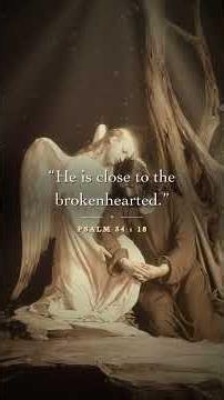 Even in his darkest hour, heaven sent him comfort. it'll find you too 🤍 #Jesus #Faith #Prayer