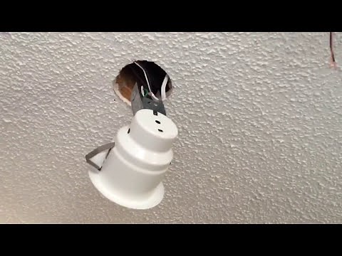 Install Recessed LED Lights in Existing Ceiling