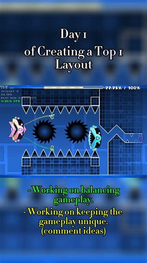 Day 1 of Creating a Top 1 Layout #gd #gaming