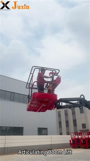 Electric Self-propelled Boom Lifts Cherry Picker Articulating Boom Lift For Building Construction