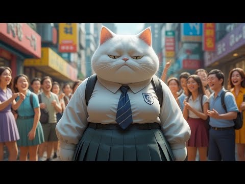 "White Cat Transformation Story | From Chubby to Fit | Cinematic Motivational Animation Movie 2025"
