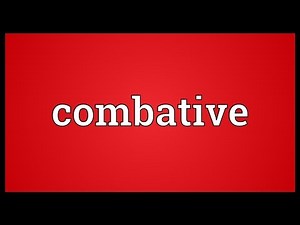 Combative Meaning