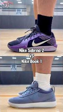 Nike Sabrina 2 VS Nike Book 1 On Feet & In Hand Looks - Short Review #shorts #devinbooker #sabrina